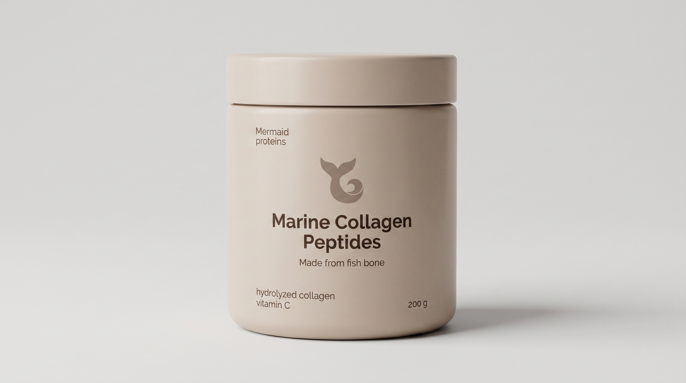 Mermaid Proteins Marine Collagen Peptides jar